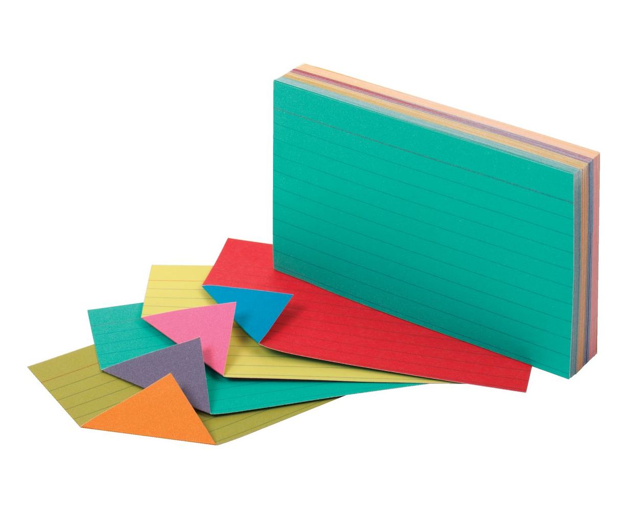 5 Colours Record Cards Lined Record Cards Vocabulary Cards - Temu
