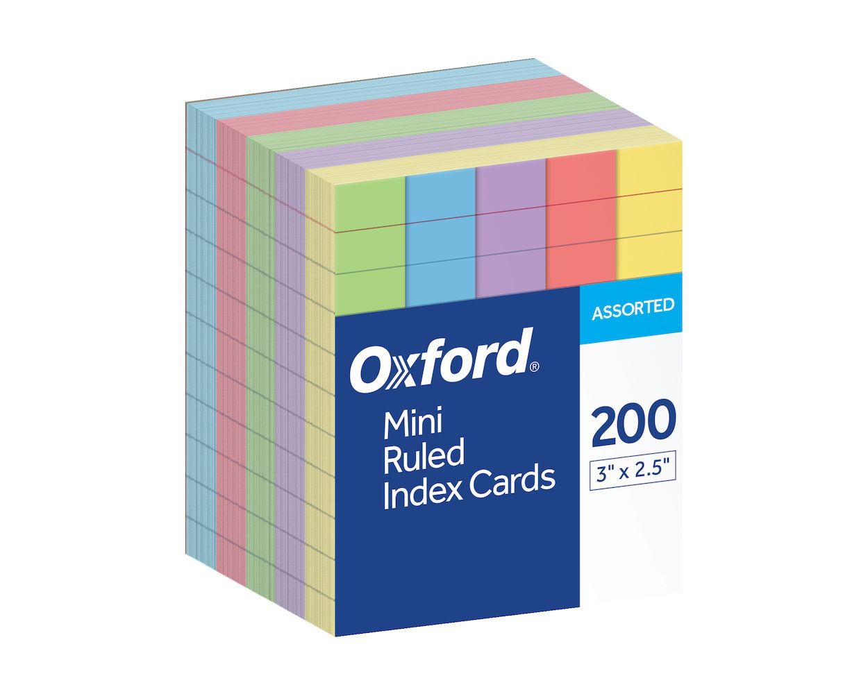 Oxford® Mini Index Cards, 3